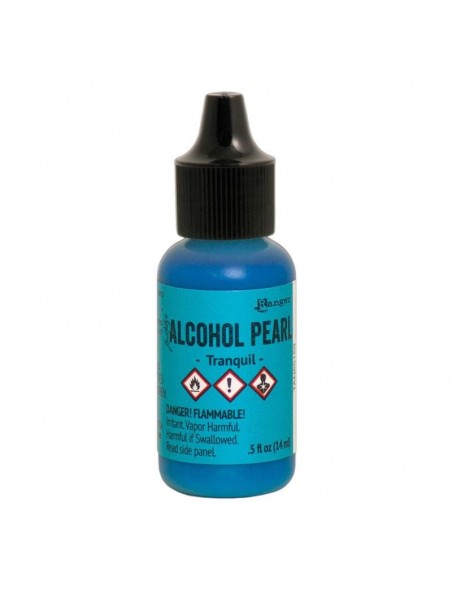 Tim Holtz Alcohol Pearls .05oz, Tranquil