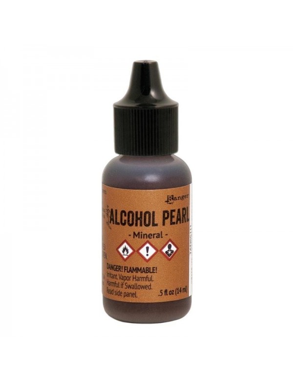 Tim Holtz Alcohol Pearls .05oz, Mineral