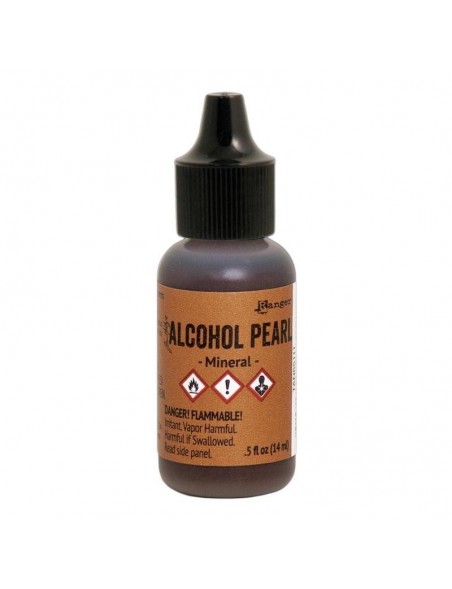 Tim Holtz Alcohol Pearls .05oz, Mineral