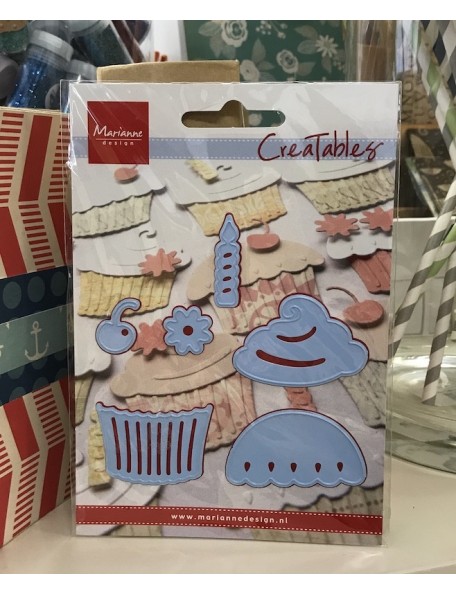 Marianne Design Creatables Troquel/Dies, Cupcakes, Up To 1.75"X1.18"	