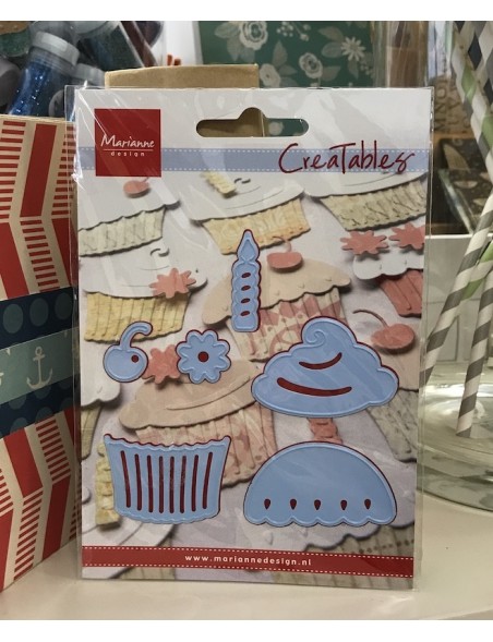 Marianne Design Creatables Troquel/Dies, Cupcakes, Up To 1.75"X1.18"	