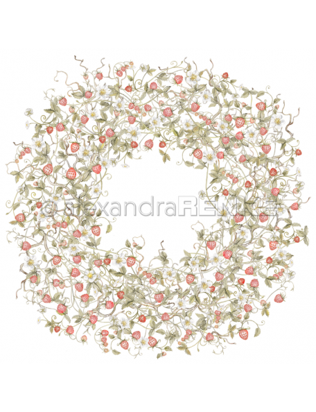 Alexandra Renke, Corona Frutas del Bosque/Walderdbeeren Kranz