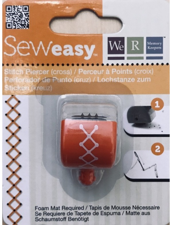 We R Memory Keepers SewEasy Stitch, Perforadora de Punto de Cruz/Piercer Cross