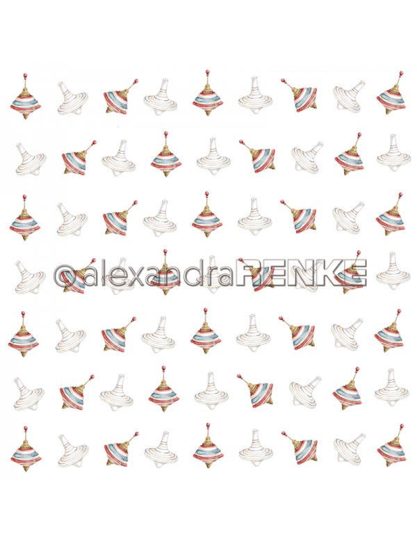 Alexandra Renke Cardstock una cara 30,5x30,5 cm, Weihnachtskinder Rapport Kreisel