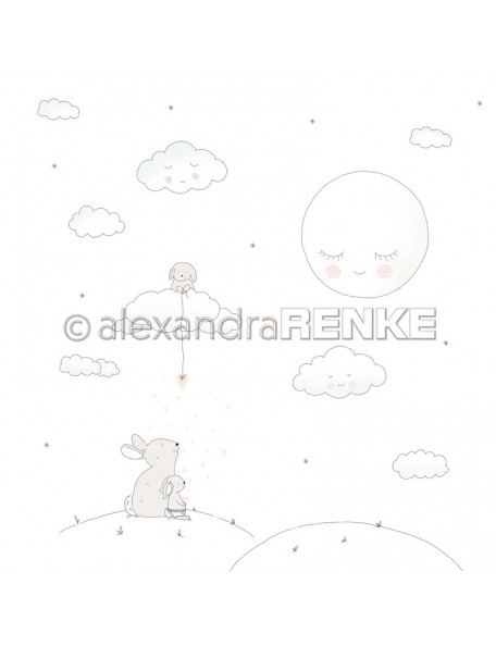 Alexandra Renke, Baby Hasen auf dem Hügel