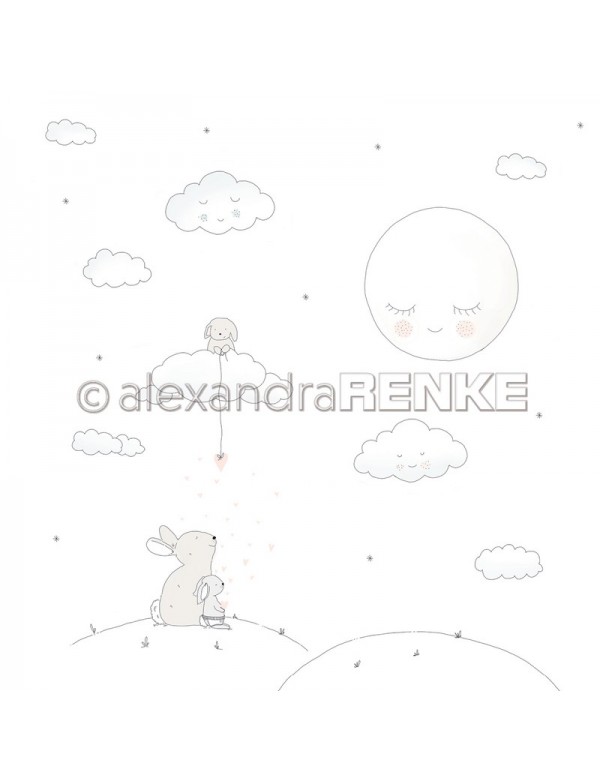 Alexandra Renke, Baby Hasen auf dem Hügel