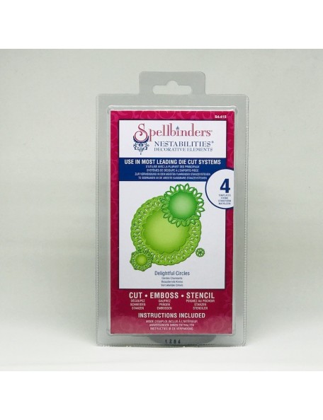 Spellbinders Nestabilities Decorative ElementsDies, Delightful Circles	