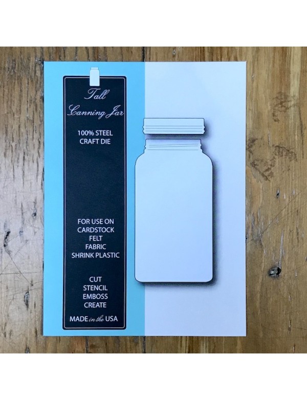 Memory Box Troquel Tall Canning Jar Style 98382