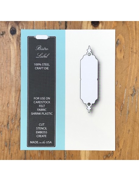 Memory Box Troquel Bistro Label Style 98210