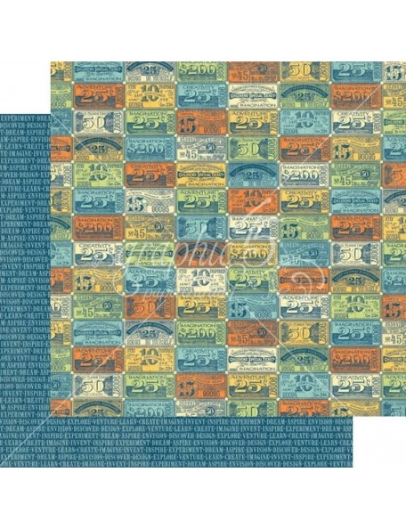 Graphic 45 World's Fair, Ticket To Ride