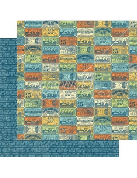 Graphic 45 World's Fair, Ticket To Ride