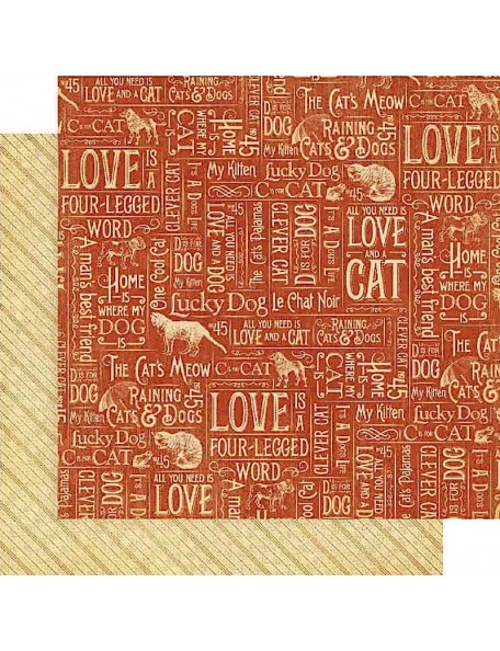 Graphic 45 Raining Cats & Dogs, Mischievous Menagerie