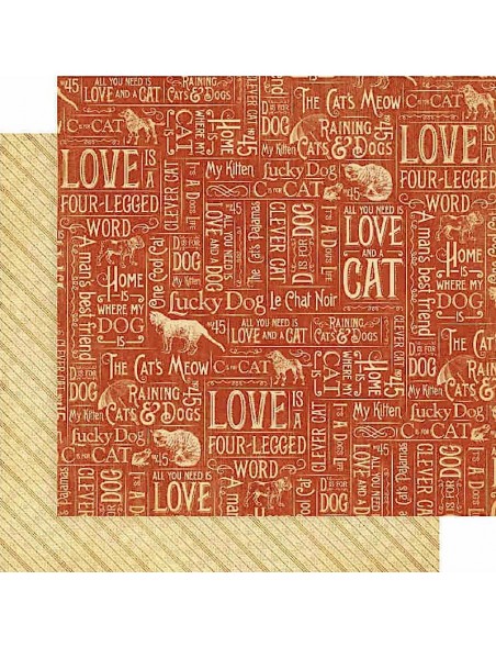 Graphic 45 Raining Cats & Dogs, Mischievous Menagerie