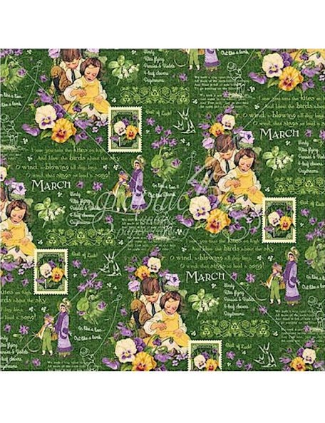 Graphic 45 Children's Hour, March Montage