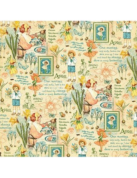 Graphic 45 Children's Hour, April Montage