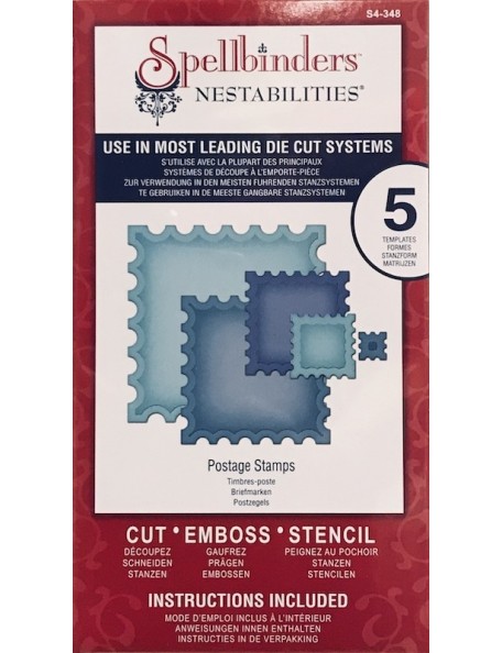 Spellbinders Nestabilities Dies, Postage Stamp  