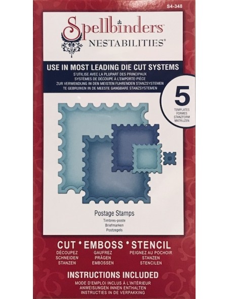 Spellbinders Nestabilities Dies, Postage Stamp  