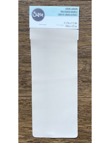 Sizzix Lambskin Leather 3"X9" Chrome