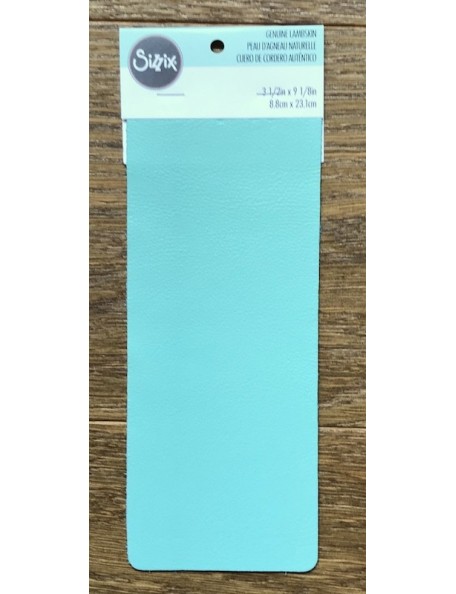 Sizzix Cuero de Vacuno 3"X9" Turquoise