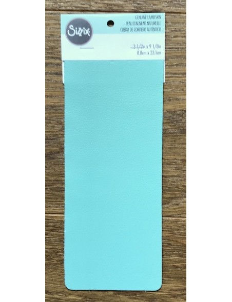 Sizzix Cuero de Vacuno 3"X9" Turquoise