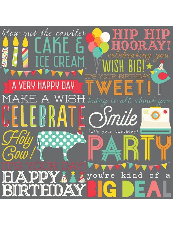 Simple Stories Let's Party, Hip Hip Hooray!!