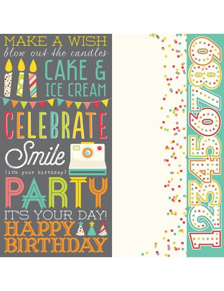 Simple Stories Let's Party, 2x12", 4x12", 6x12" Elementos