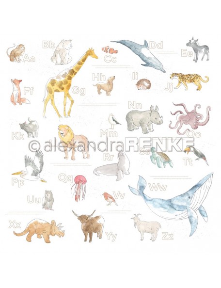 Alexandra Renke, Alphabet der Tiere