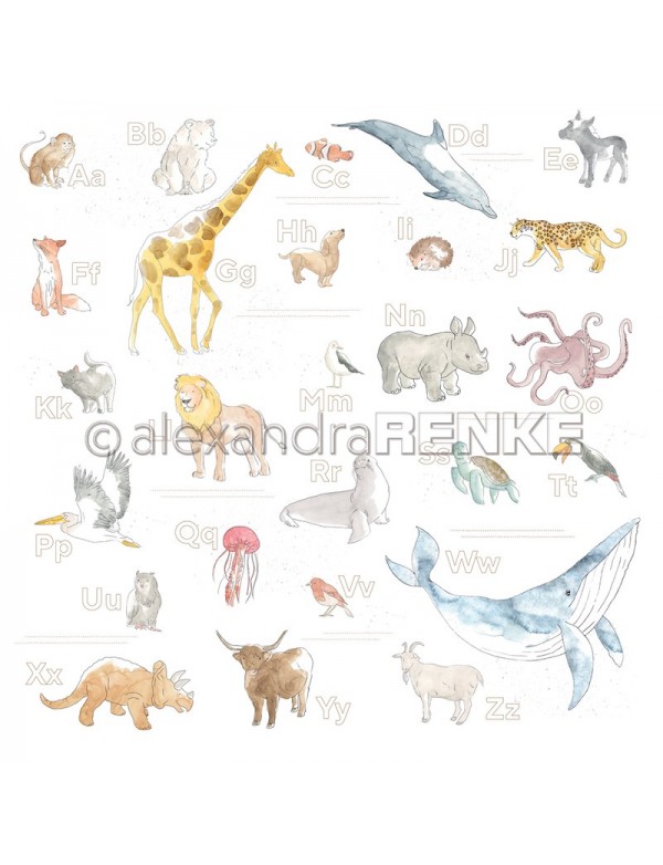 Alexandra Renke, Alphabet der Tiere