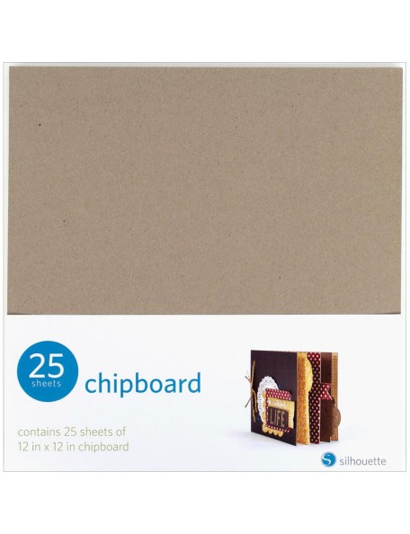 Silhouette Chipboard 12"x12" 25pcs