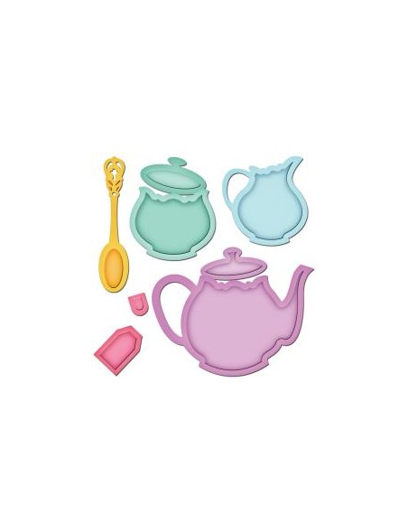 Spellbinders Shapeabilities Dies-Tea Service	