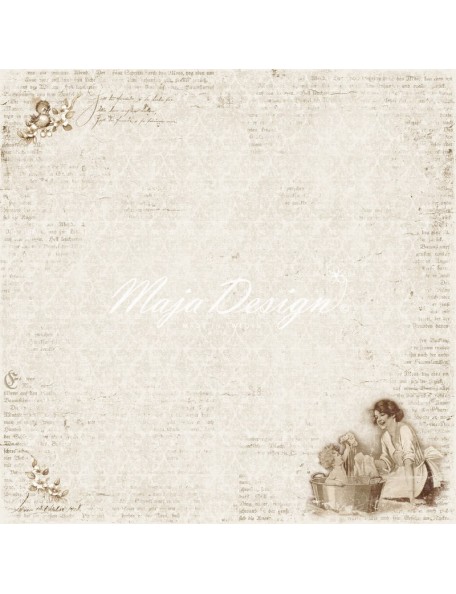 Maja Design Vintage Baby Cardstock 12"x12", Special Moment Descatalogado