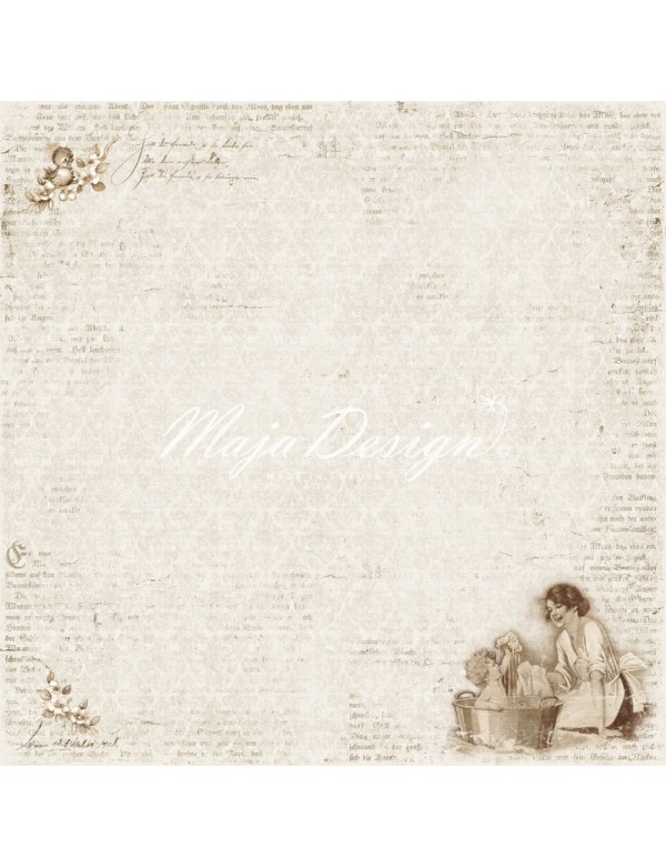 Maja Design Vintage Baby Cardstock 12"x12", Special Moment Descatalogado