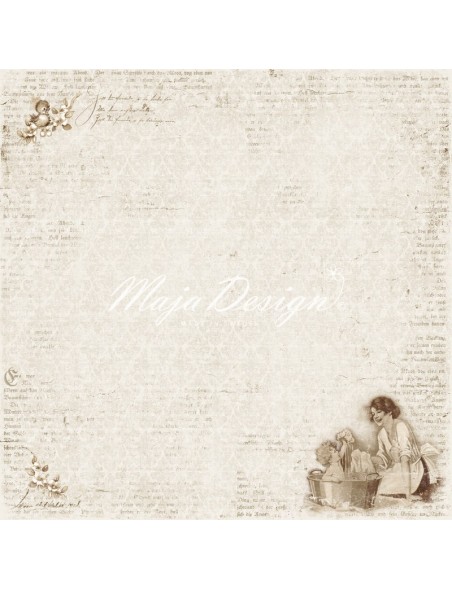 Maja Design Vintage Baby Cardstock 12"x12", Special Moment Descatalogado