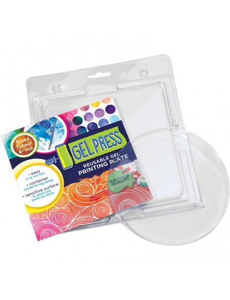 Gel Press Gel Plate 6" Circulo