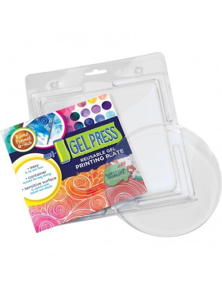 Gel Press Gel Plate 6" Circulo
