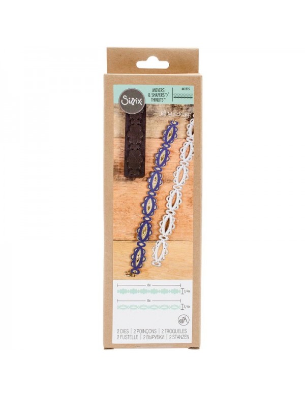Sizzix Movers & Shapers Magnetic Die W/Thinlits By Jill Mac Fancy Chain